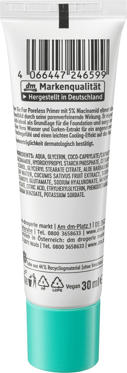 Primer Perfect Prime Go For Poreless Pore Minimizing, 30 ml