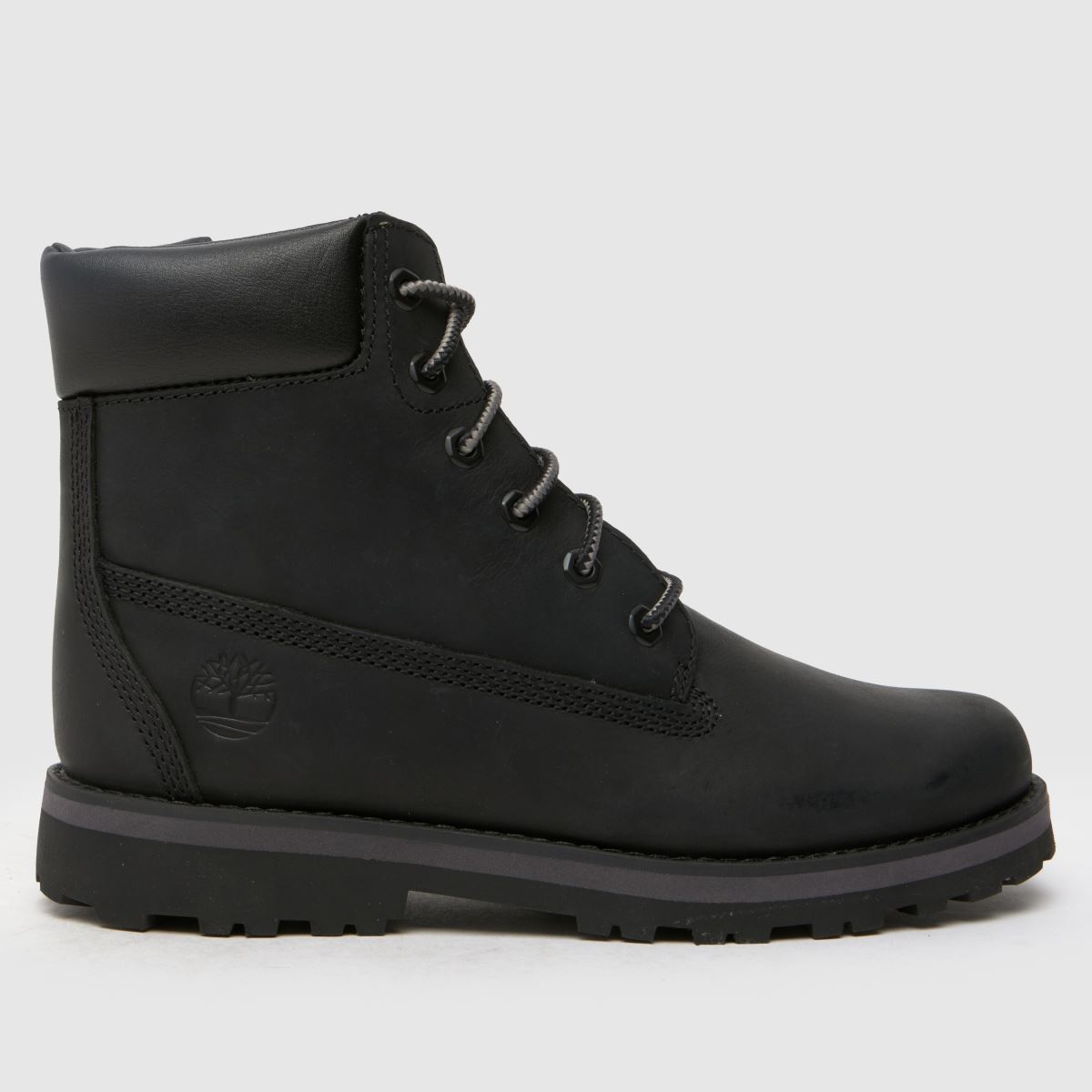 Timberland fekete courma gyerek ifjúsági csizma