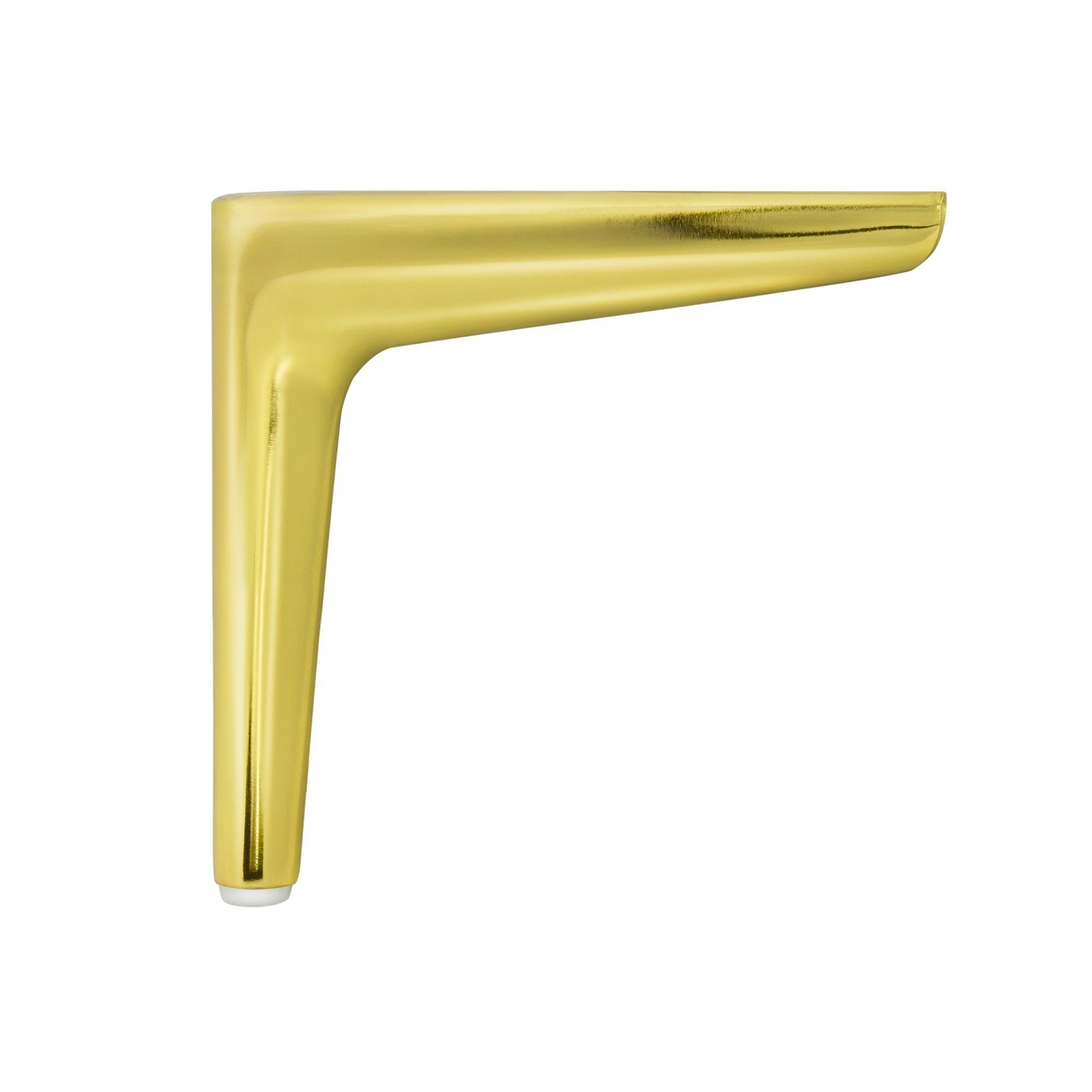 Prima-Online Möbelfuß Eisen Möbelfüße DIY Metall möbelbeine für Schrank Sofa Couch Gold