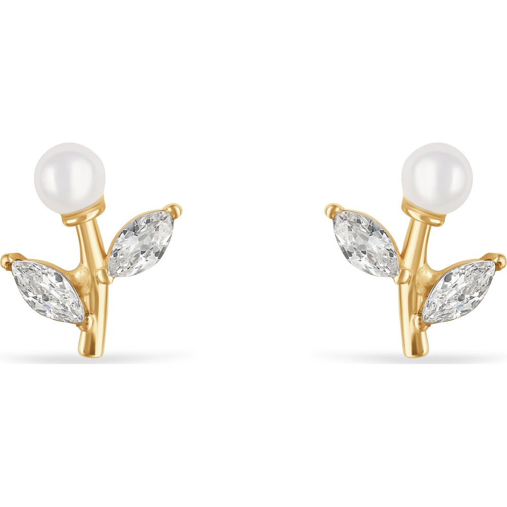 FAVS Boucles d'oreilles à fermoir à poussette 585 Or jaune Boucles d'oreilles