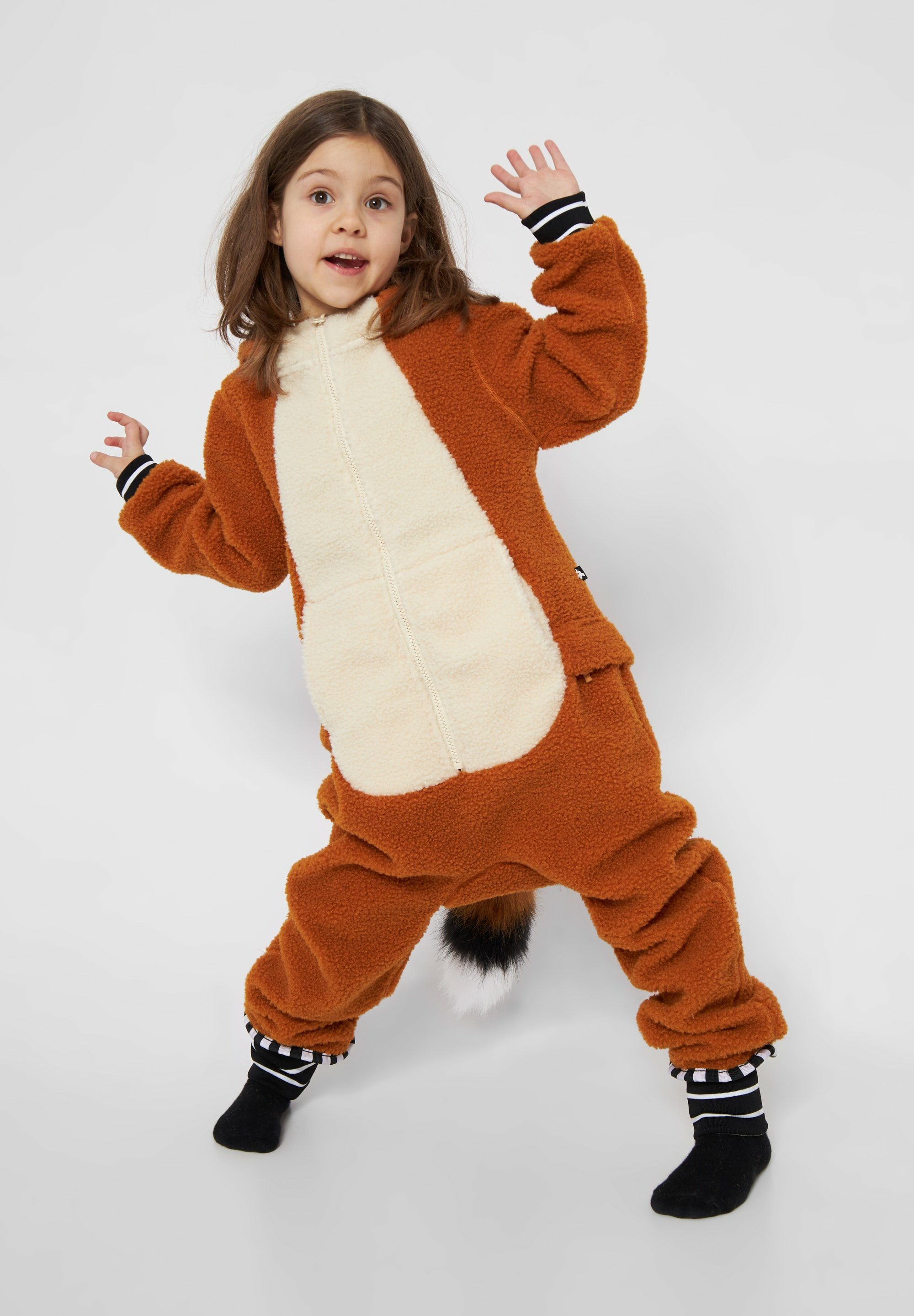 WeeDo Fleeceoverall FOXDO Fox Mitwachsfunktion, Toilettensystem
