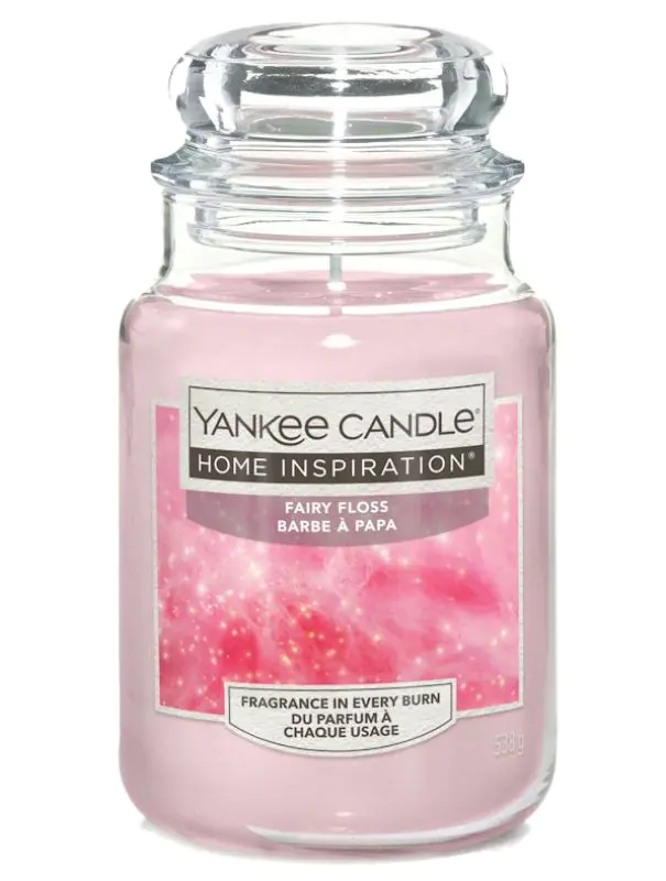 Yankee Candle Home Inspiration Fairy Floss Stearinlys Stor