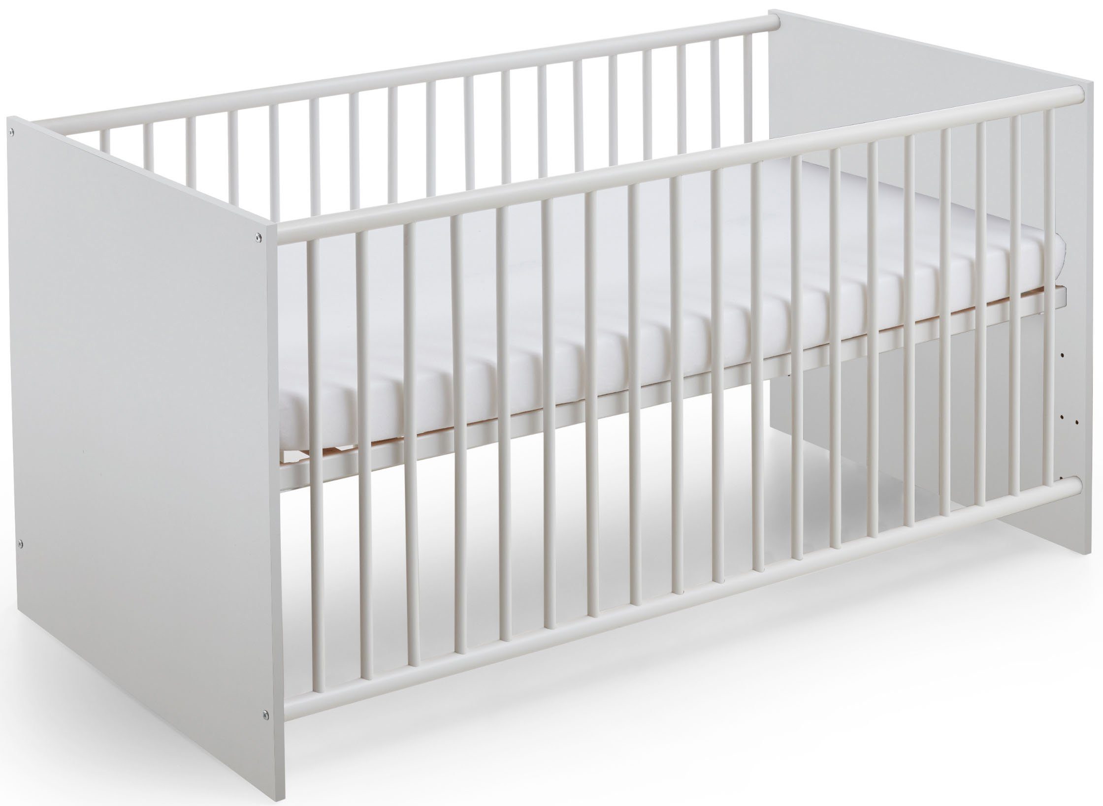 arthur berndt Babyzimmer-Komplettset Lotti, (Set, 3-St., Kinderbett, Schrank, Wickelkommode), Made in Germany; mit Kinderbett, Schrank und Wickelkommode