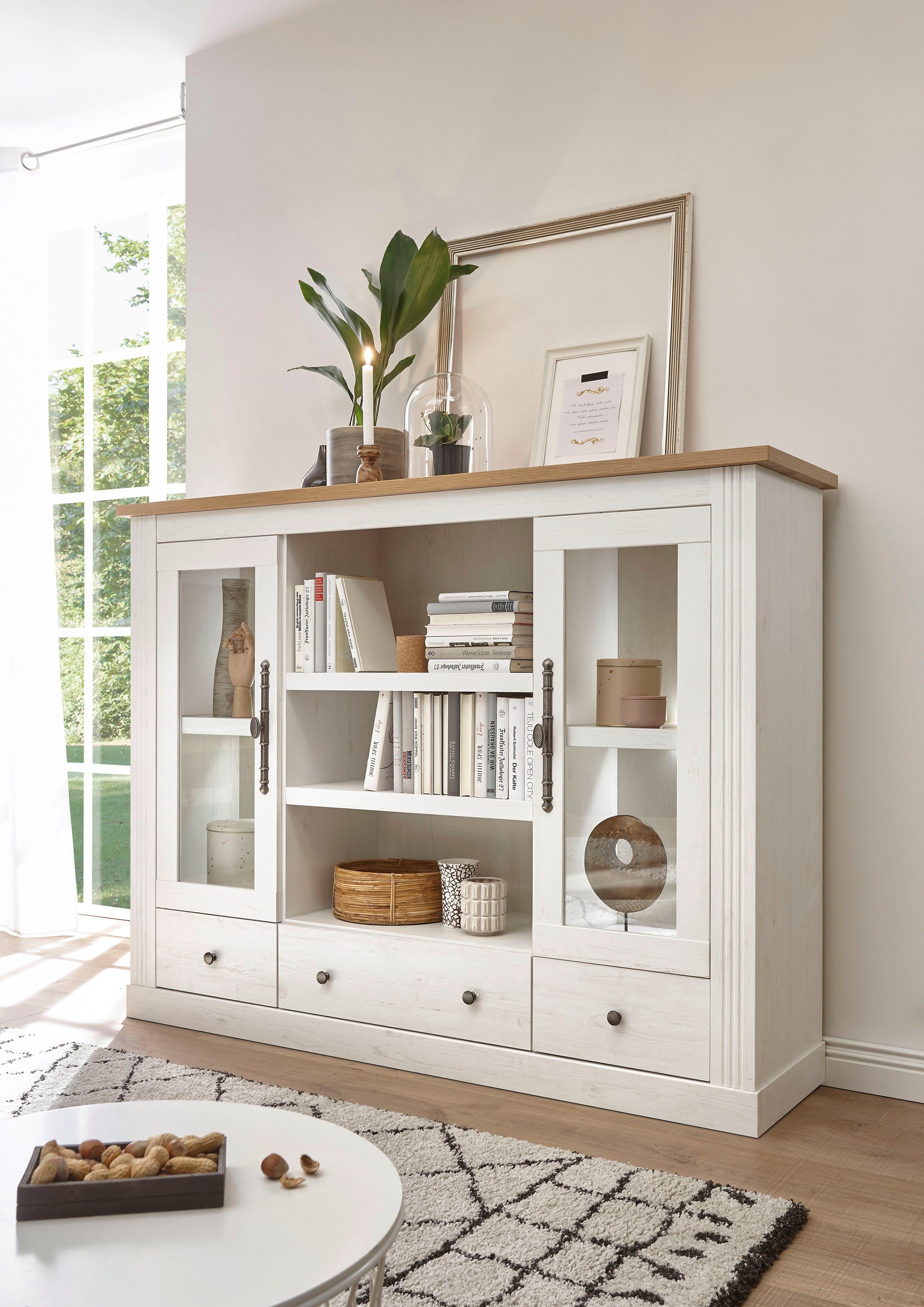 Home affaire Highboard Westminster, im angesagten Landhaus-Look
