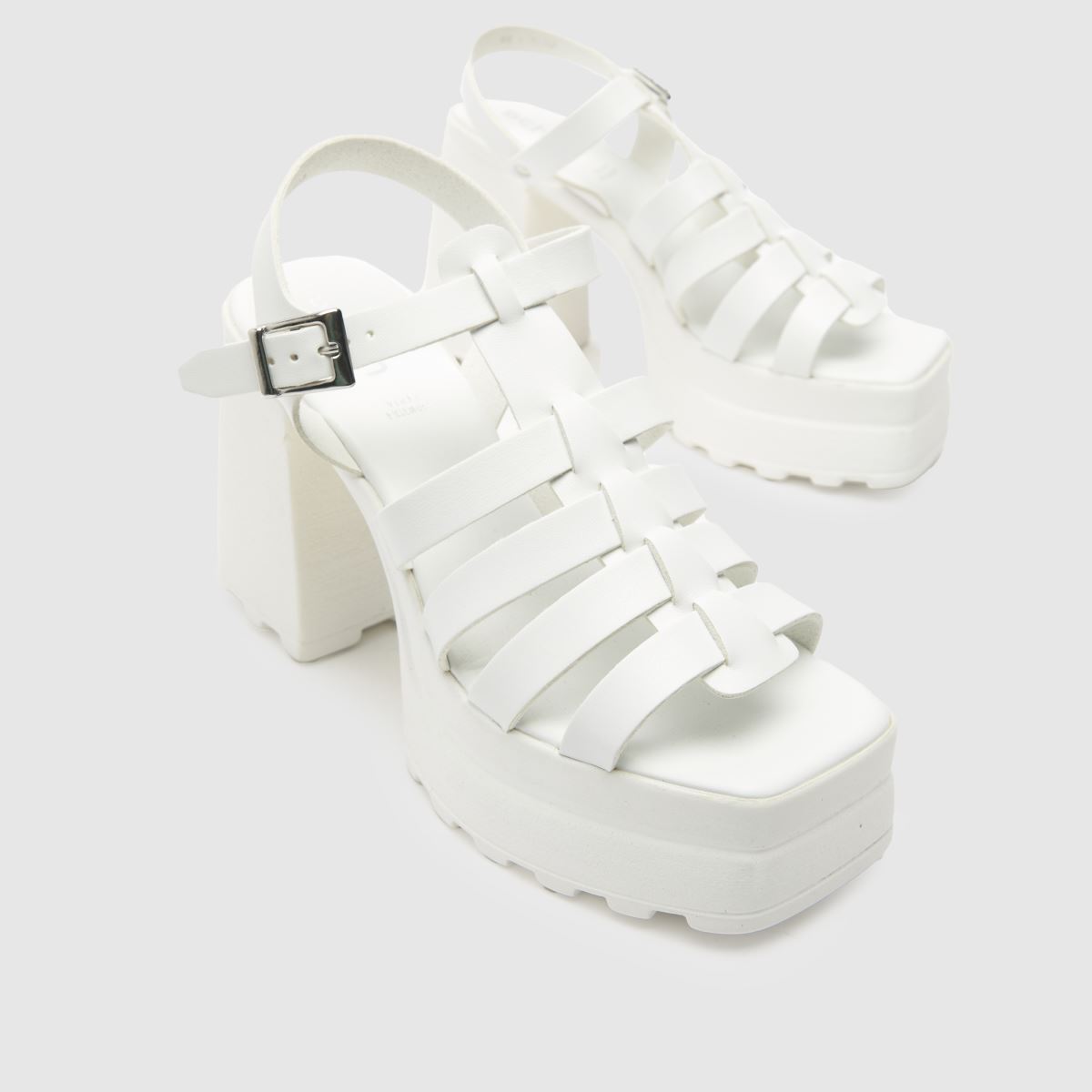 Schuh Starla platformos halászcipő fehér színben