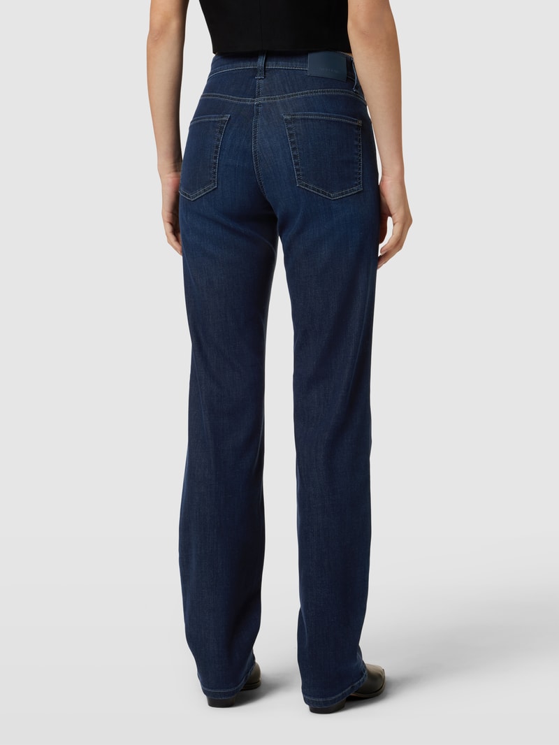 Jeans mit 5-Pocket-Design Modell 'PARIS' in dunkelblau