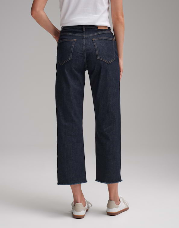 Wide Cropped Jeans Momito
