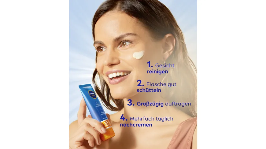NIVEA SUN Gesichts-Sonnencreme LF30 50 ml