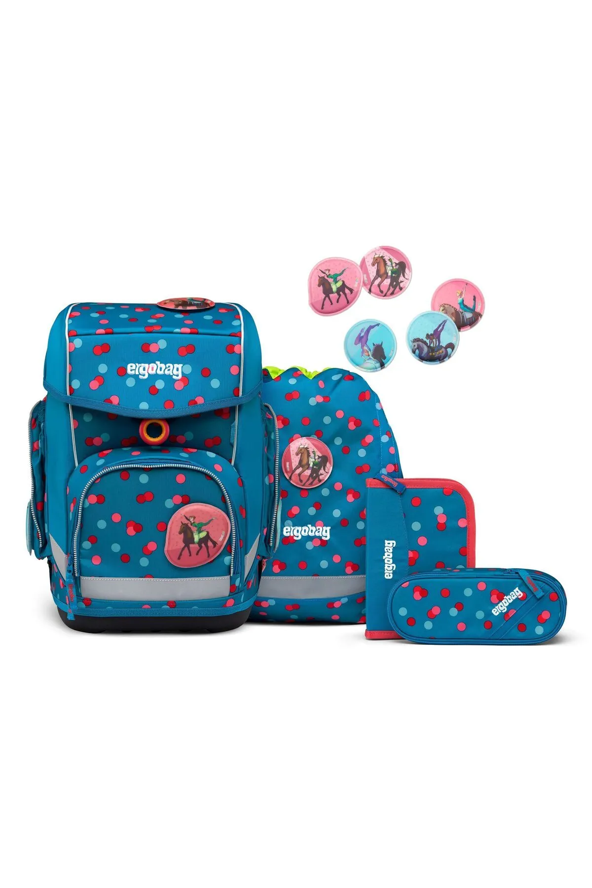 Ergobag  Cubo Schulranzen-Set 5tlg. inkl. Klettie-Set