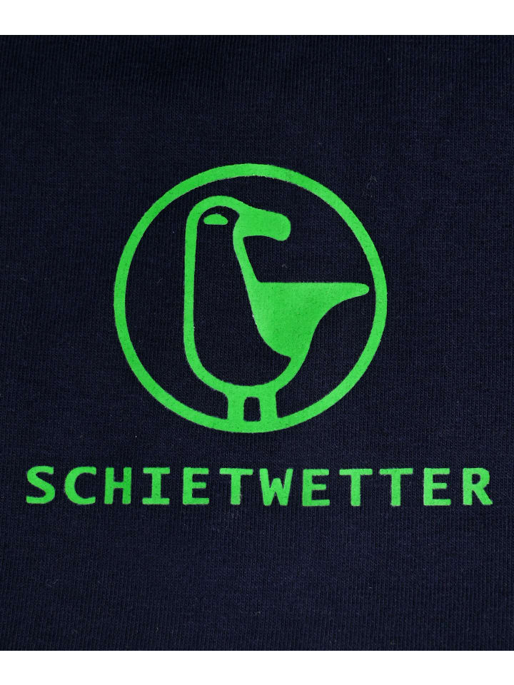 SCHIETWETTER Beanie mit Print Möwe in navy/neon green günstig kaufen onesize