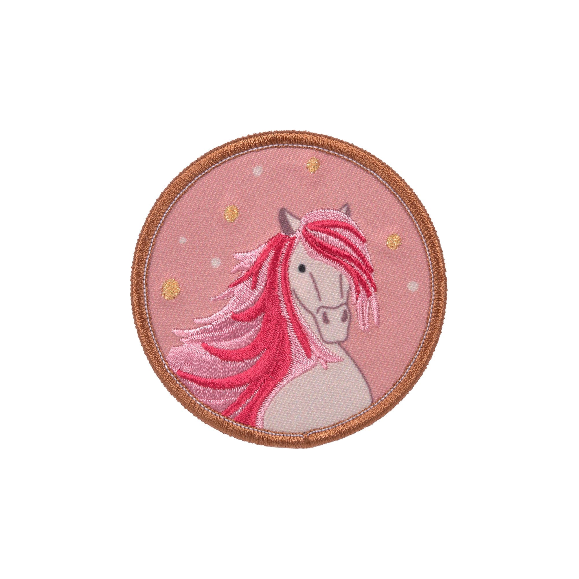 Anhänger & Patches - Schul Set Unique, Horse pink