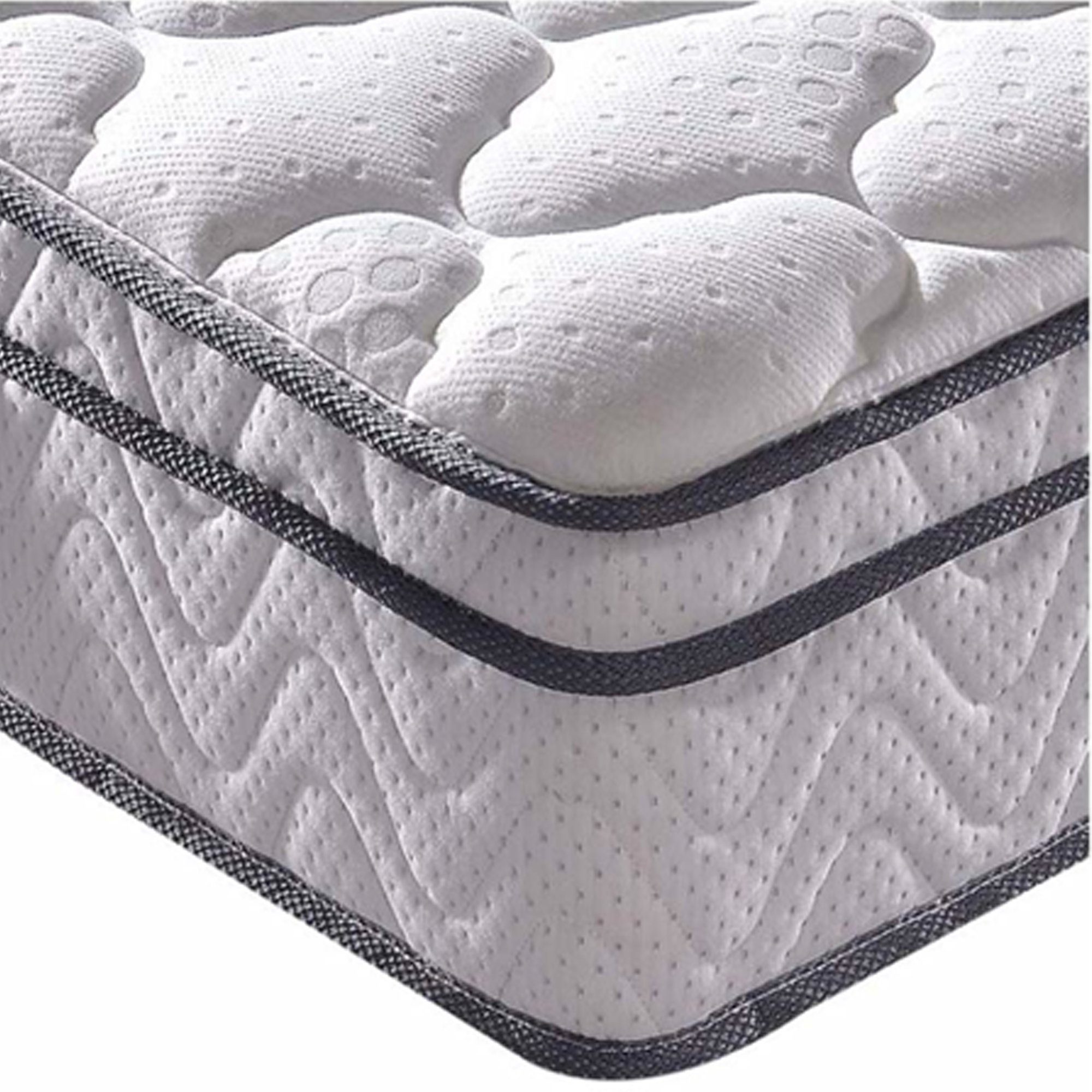 Taschenfederkernmatratze Arensberger Taschen Federkernmatratze mit integriertem Topper VIKTORIA, Arensberger, 25 cm hoch, (90 x 200cm), Höhe 25cm, Taschenfederkernmatratze mit Kaltschaum