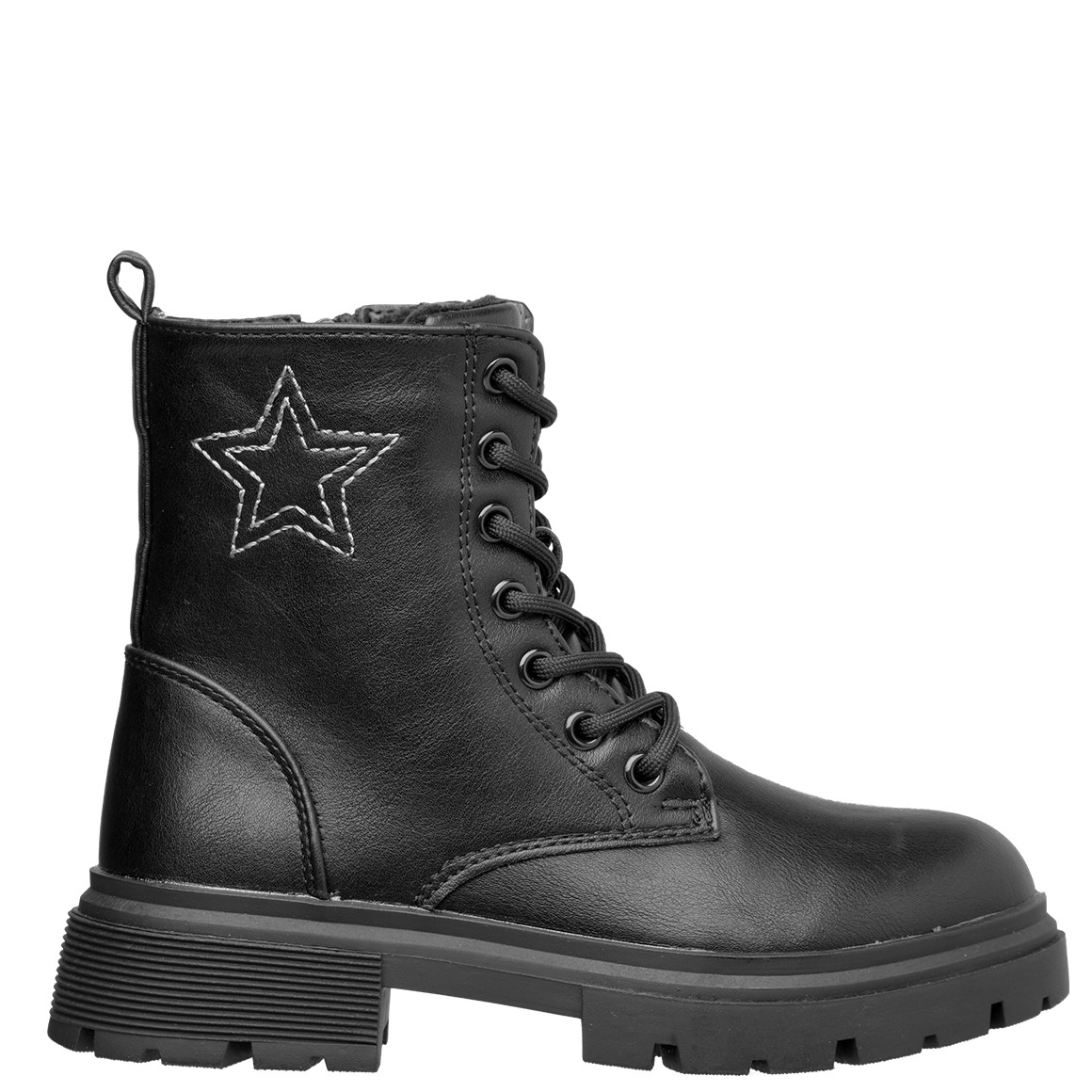 Mädchen Stiefeletten mit Stern-Stickerei