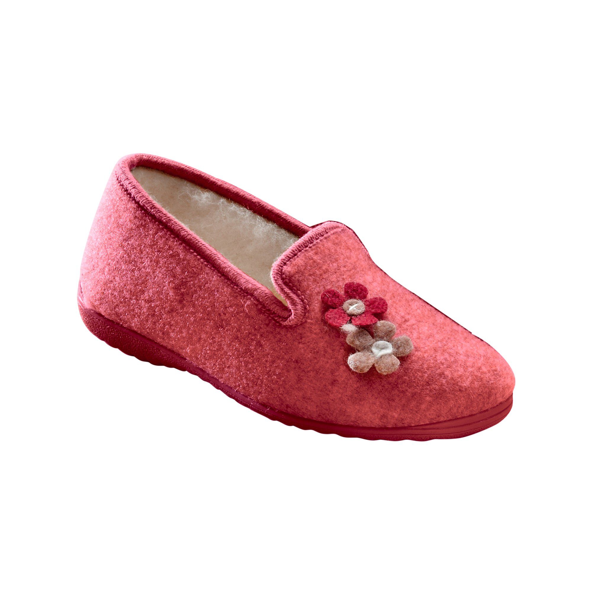 Pantoufles fleurs