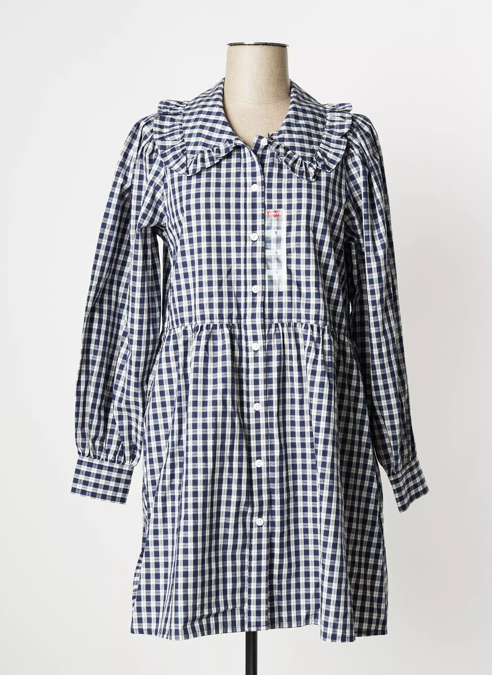 Levis Robes Courtes Femme couleur bleu