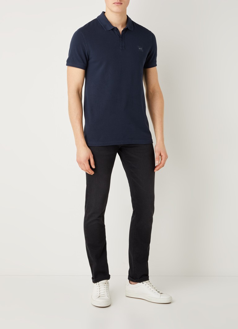 Blugi HUGO BOSS Delaware Slim Fit cu efect decolorat