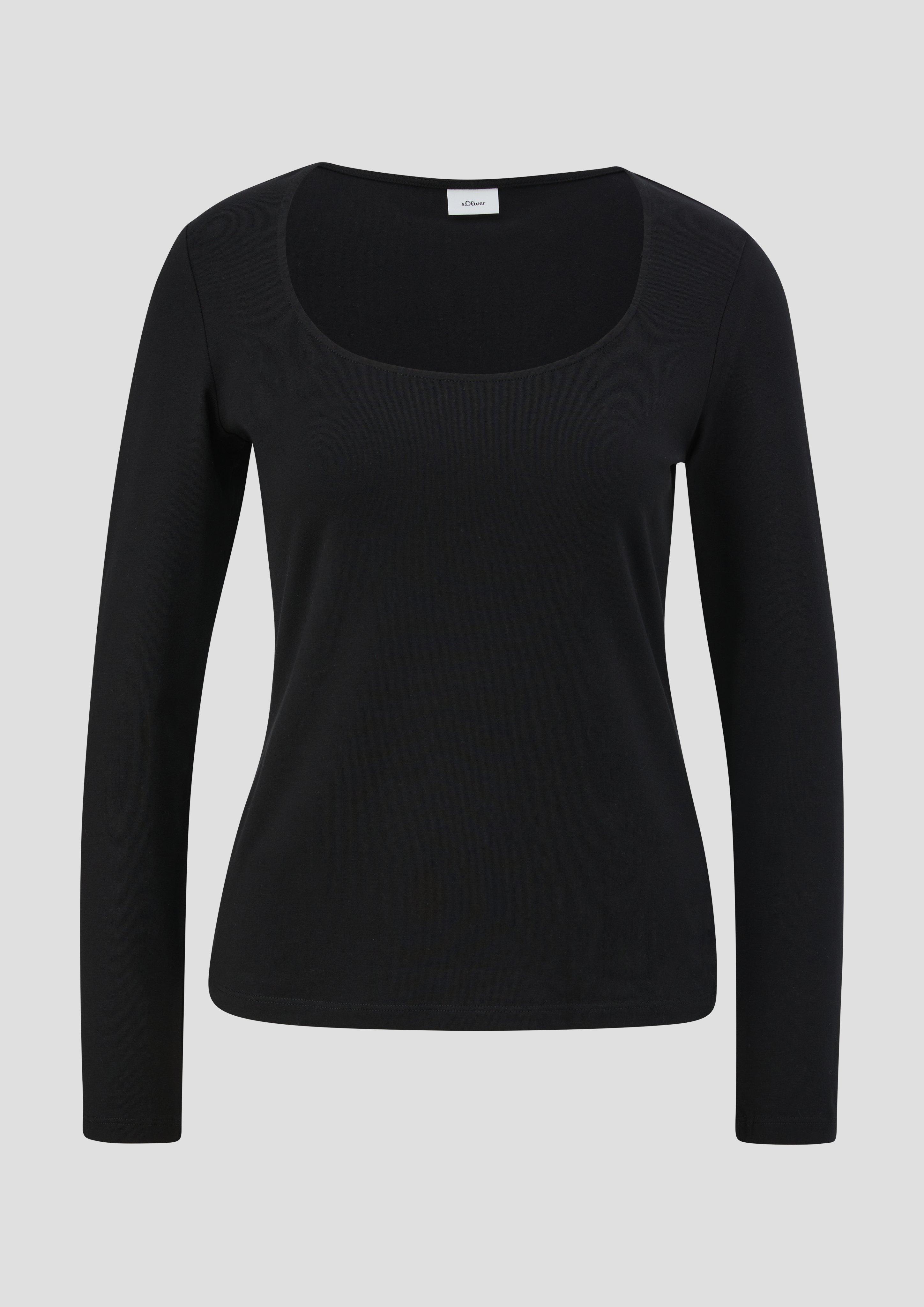Longsleeve aus Baumwoll-Modal-Mix  2138248-9999