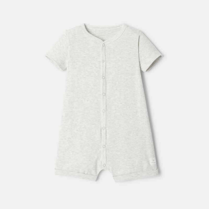 Pyjama court en coton blanc naissance Absorba
