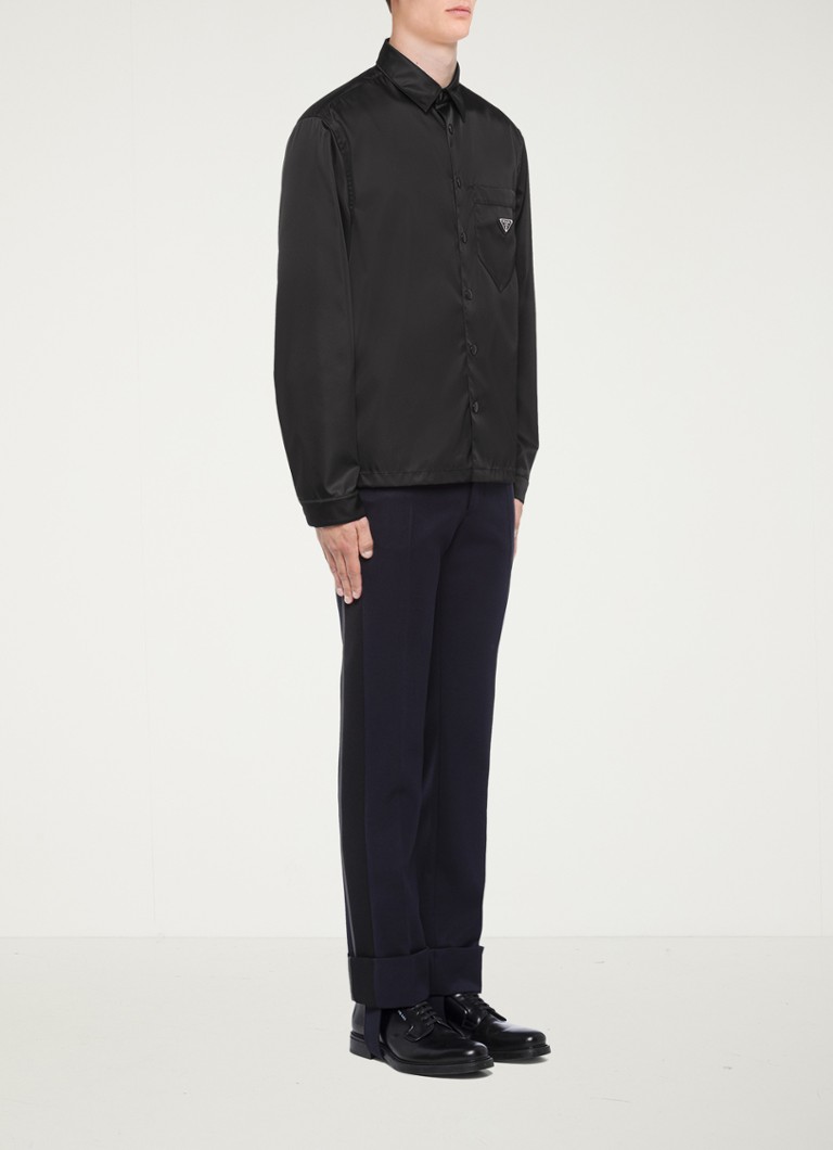 Prada Re-Nylon košulja s logotipom