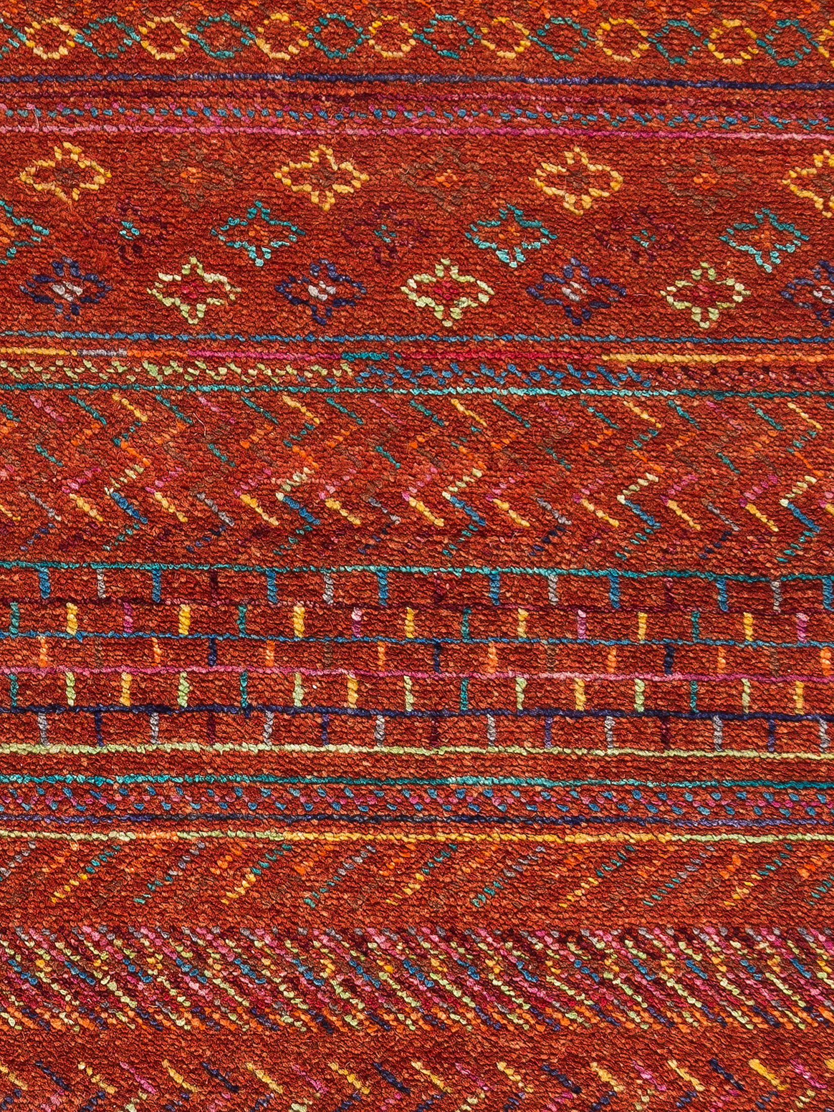Sinjawi Contemporary-Gabbeh, Rust
