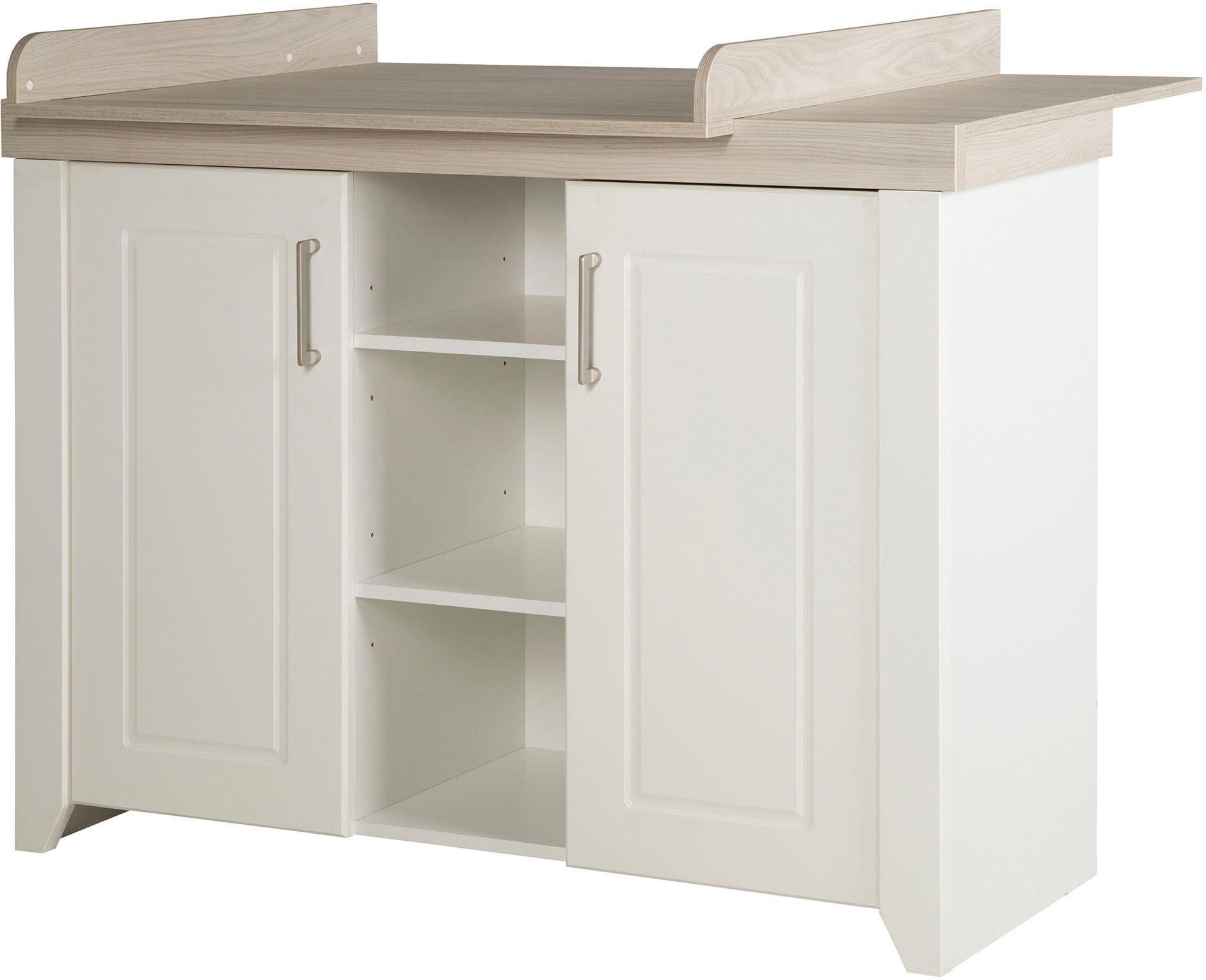 roba® Babyzimmer-Komplettset Felicia, (Set, 3-St., Kinderbett, Wickelkommode, Kleiderschrank), mit Kinderbett, Schrank und Wickelkommode