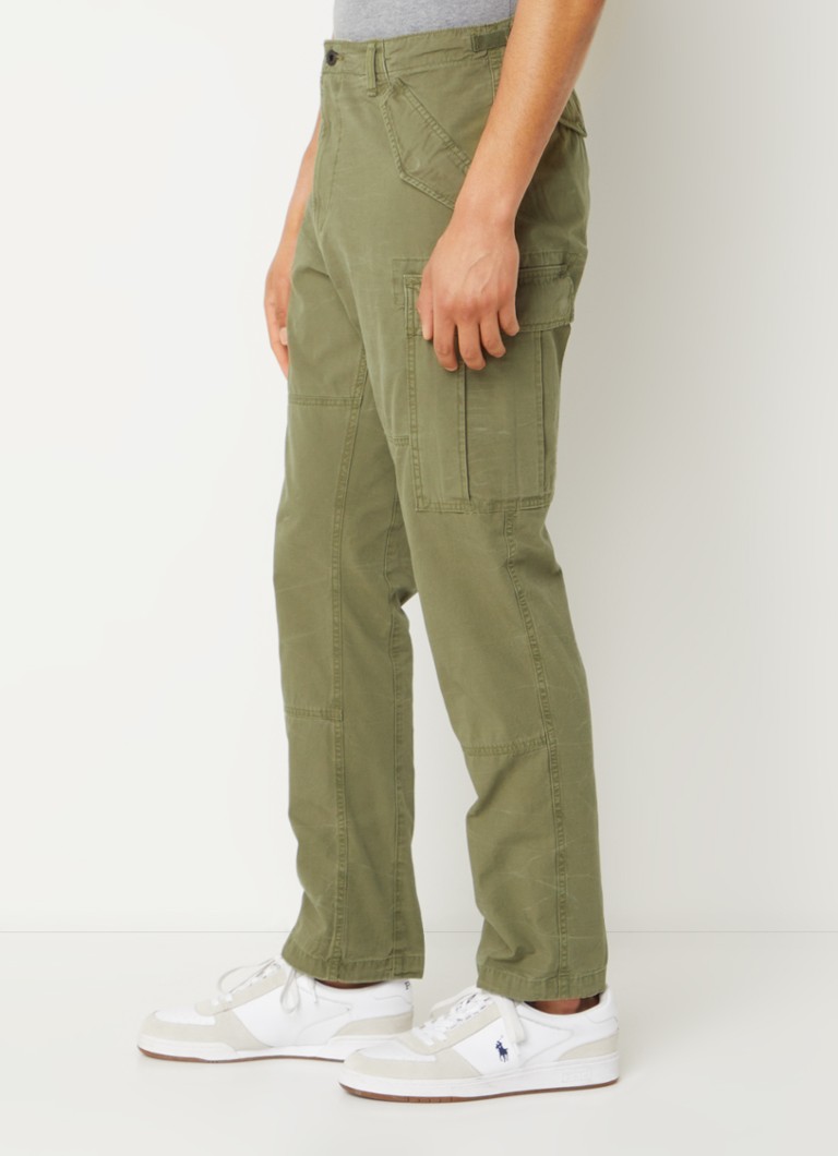 Pantaloni cargo slim fit Ralph Lauren cu buzunare cu clapă