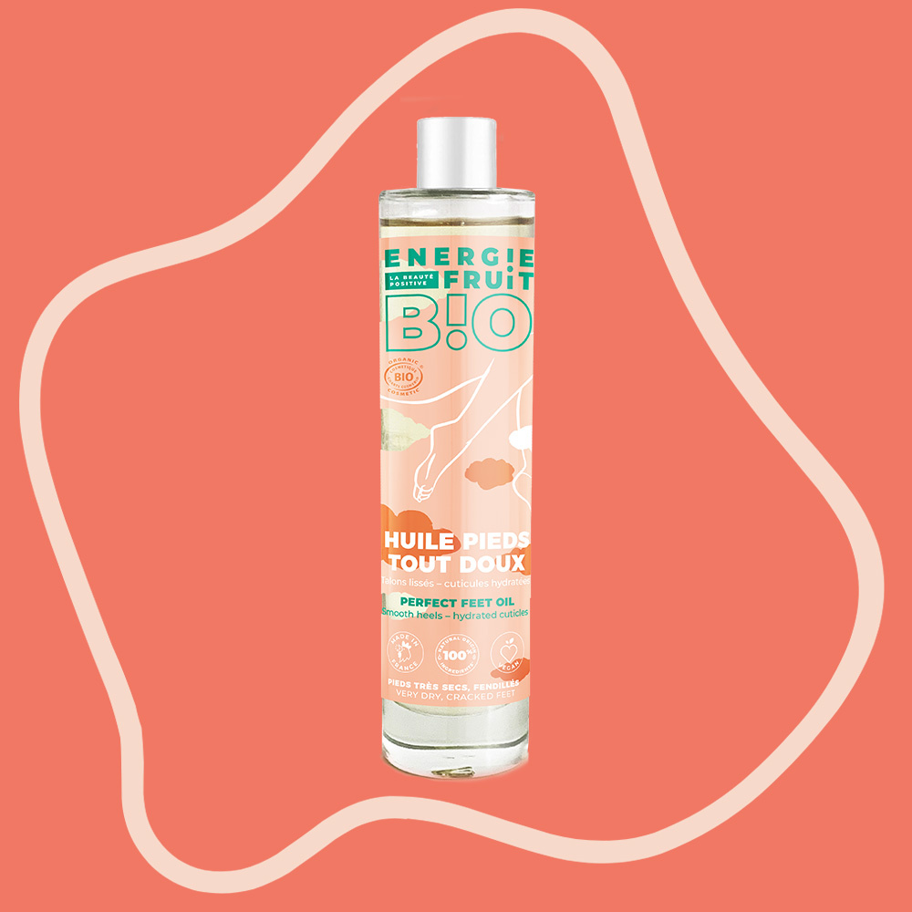 energie fruit HUILE PIEDS TOUT DOUX | TOUT TYPE DE PEAU Huile sèche certifiée BIO