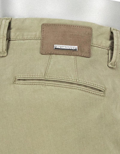 Alberto, Chino Rob, Slim Fit, Baumwolle T400®-Tencel, greige