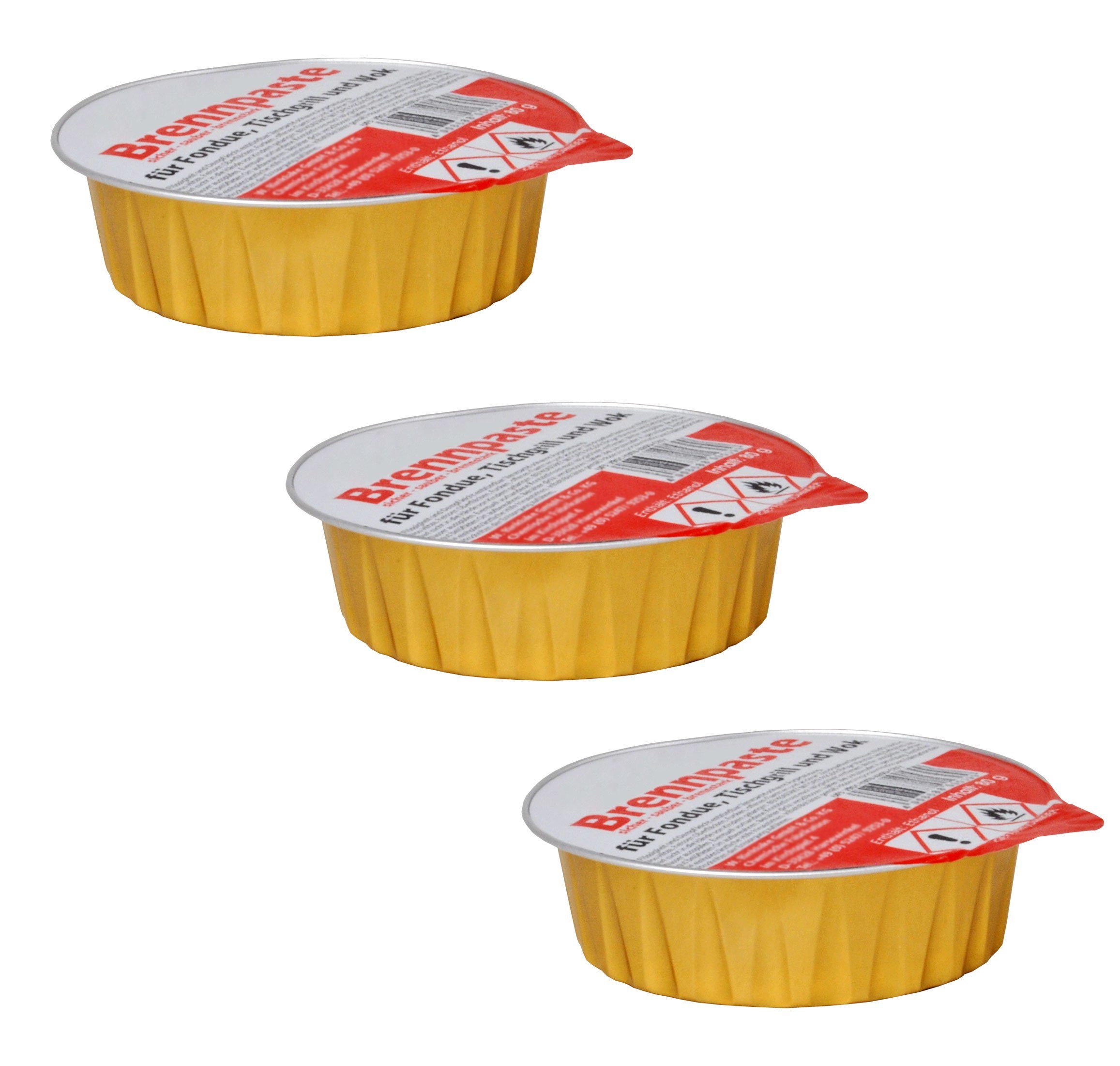 KS-Direkt Brennpaste Brennpaste Brenngel für Fondue Chafing Dish Anzündpaste Feuerpaste 80g, 0.24 kg, Deutsche Herstellung, kein hochgiftige Methanol beigemischt !!!
