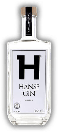 Hanse Gin Hanse Gin Eine regionale Besonderheit geschmacklich erlebbar - Original Manufaktur Nord-Ostsee-Salz. 0,5	 Liter - Vol 46%