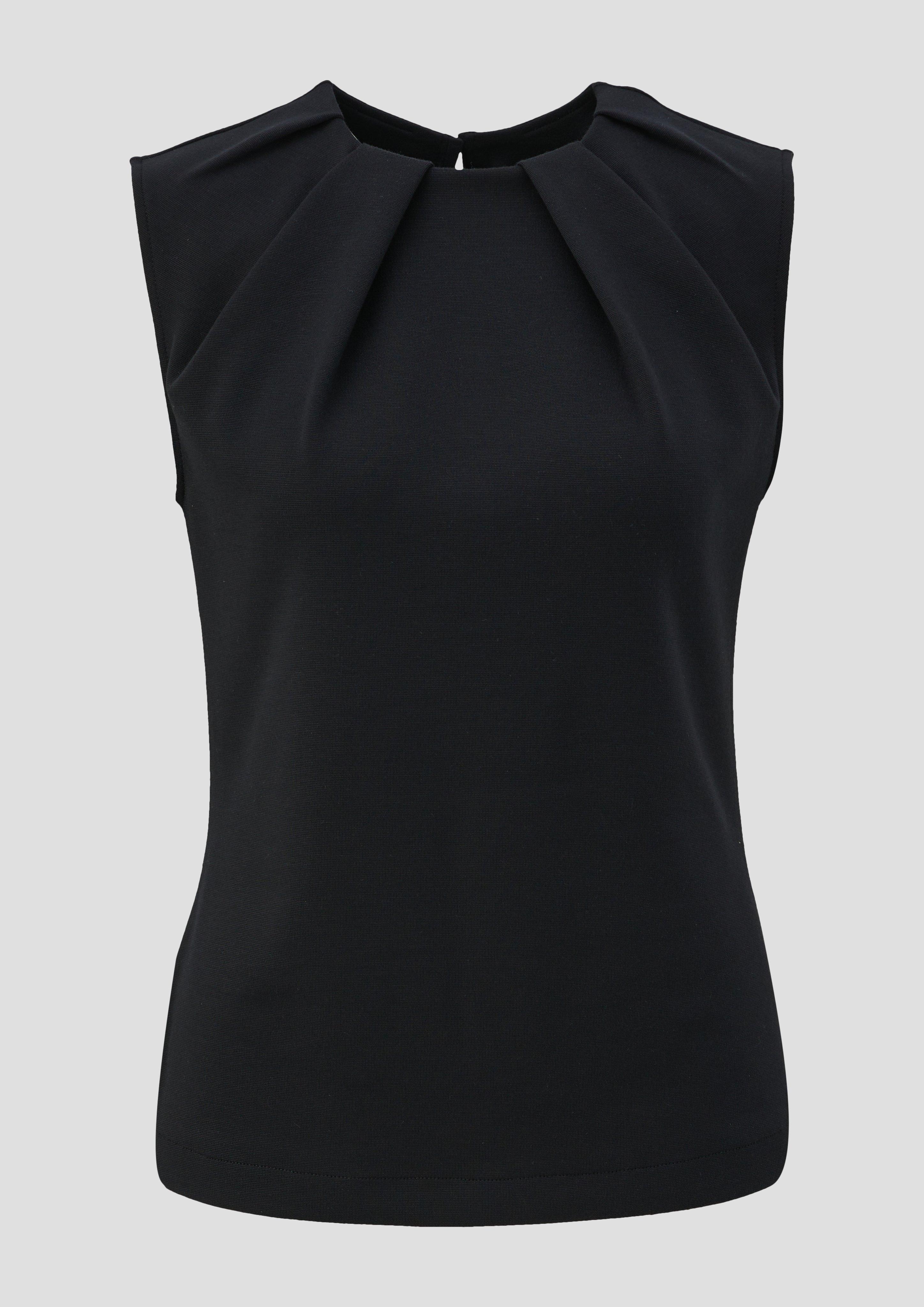 Ärmellose Bluse aus Jersey  2140832-9999