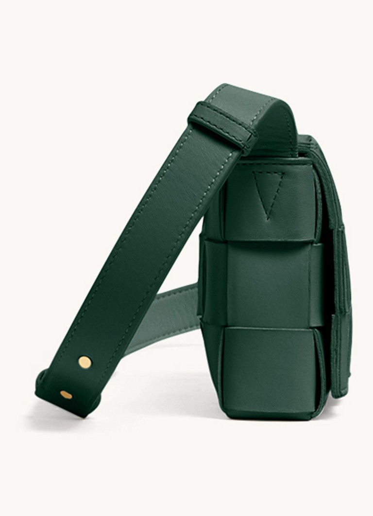 Borsa a tracolla Bottega Veneta Small Cassette in pelle di agnello