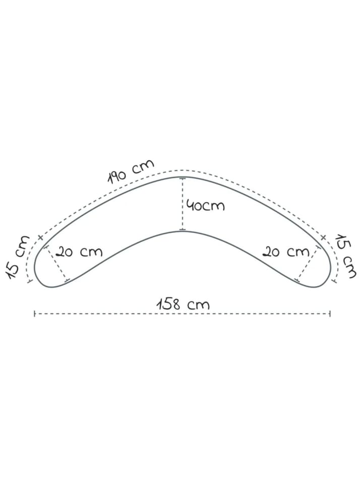 Theraline Stillkissen Das Original - Mikroperlen-Füllung 190 in weiss günstig kaufen onesize