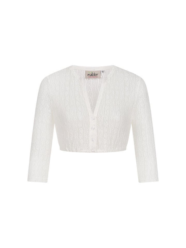 Nübler Dirndlbluse Langarm Juna in Creme günstig kaufen
