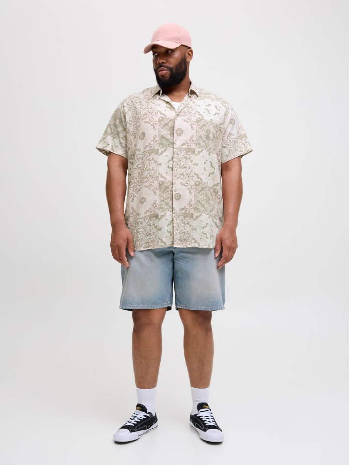 JACK & JONES PLUS Hemd in Tickled Pink günstig kaufen