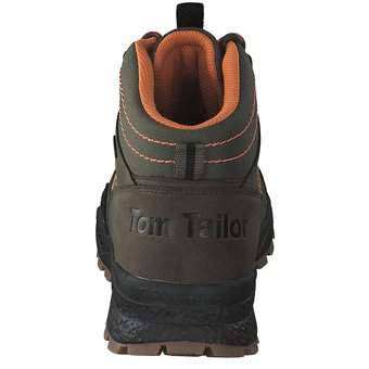 Tom Tailor Schnürstiefelette in grün
