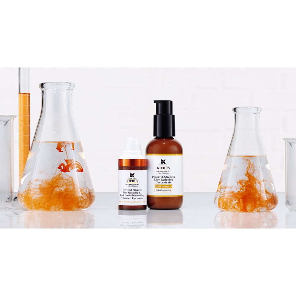 kiehl's Powerful-Strength Line-Reducing & Dark Circle-Diminishing Vitamin C Eye Serum Sérum contour des yeux réducteur de rides et anti-cernes à la vitamine C