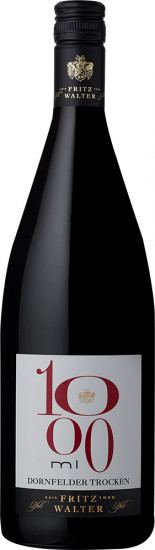 2022 Dornfelder Basis trocken 1,0 L - Weingut Fritz Walter