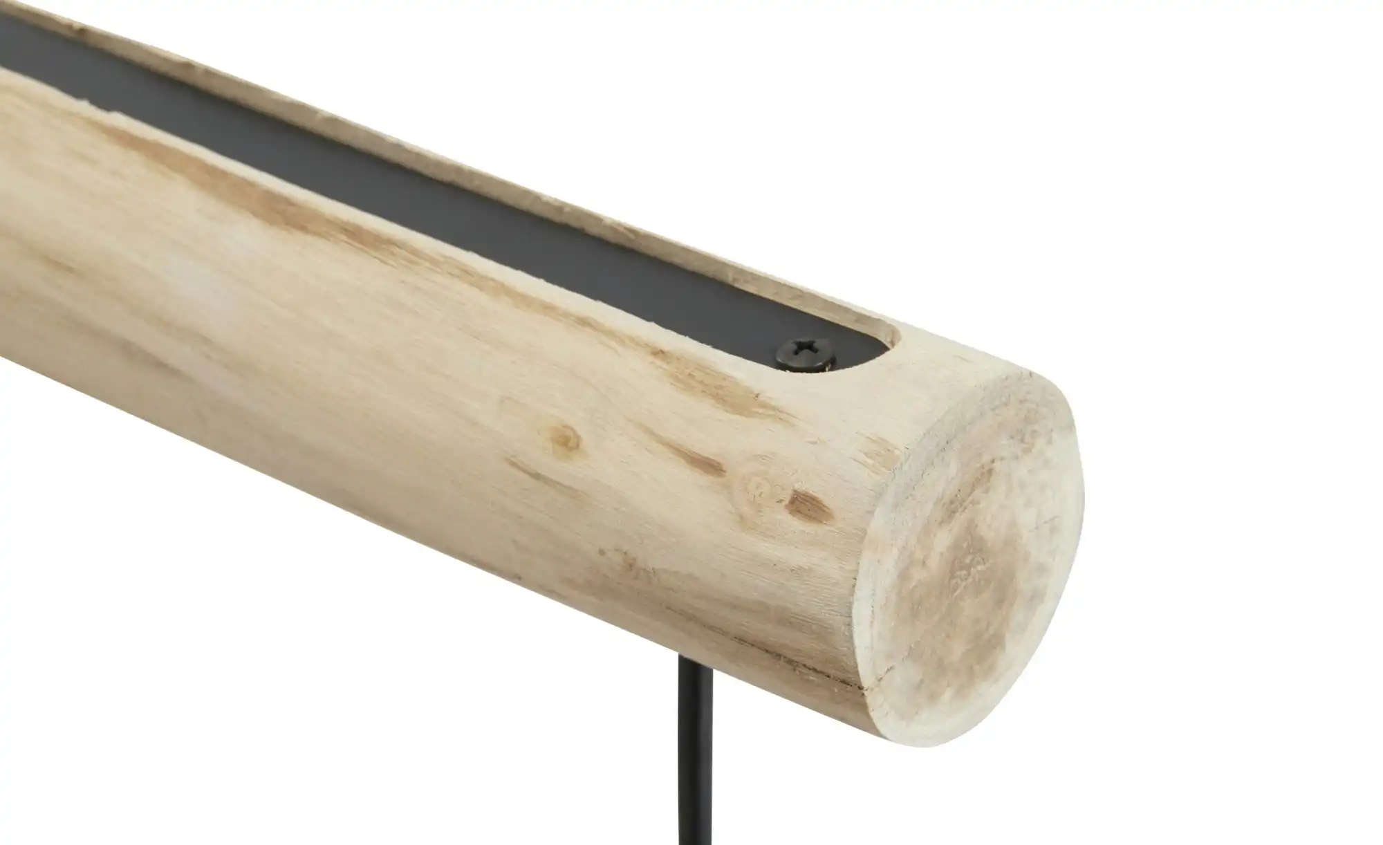 Pendelleuchte, 5-flammig, Holz/ Metall Körbe