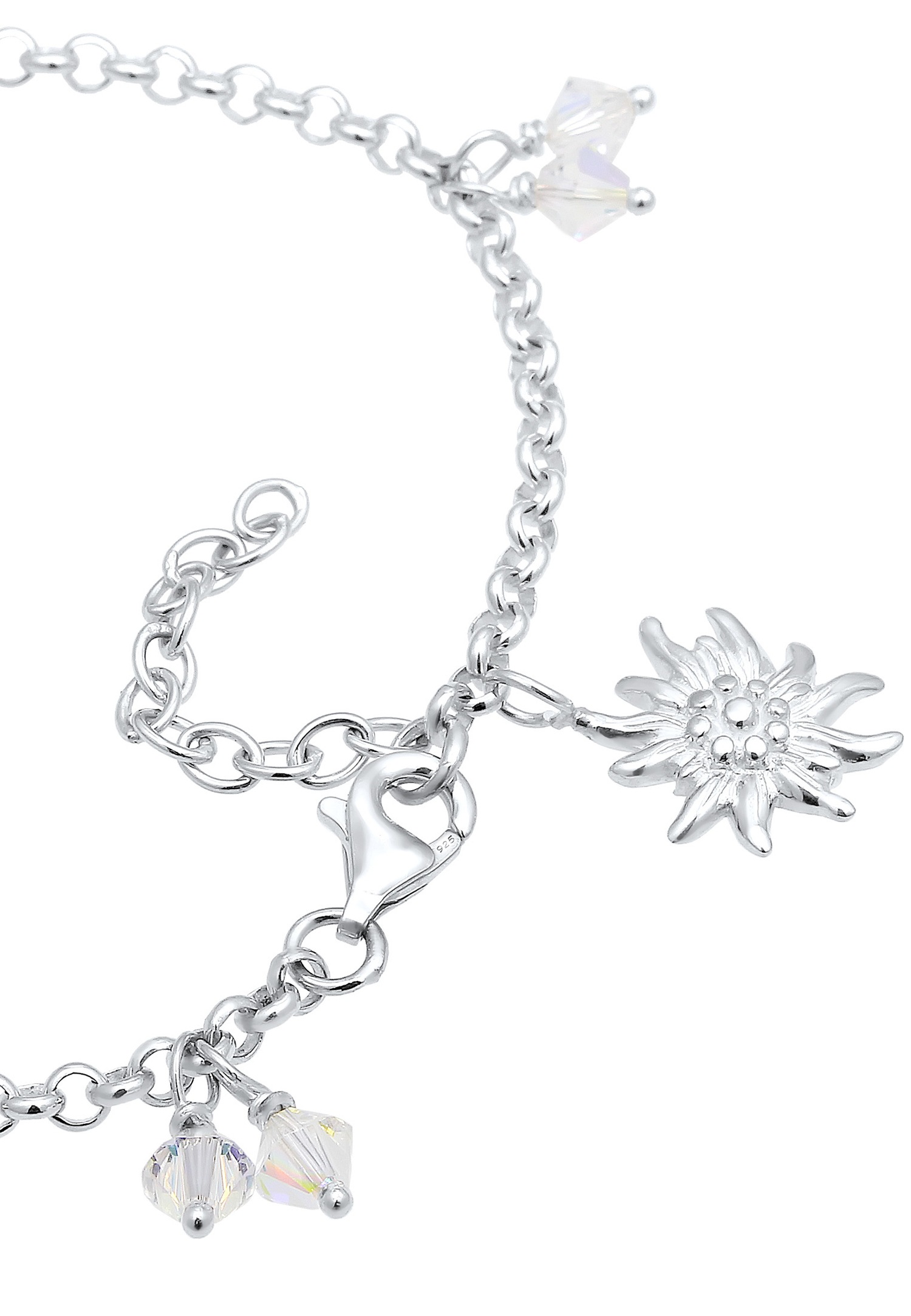 Elli Women's Begging Bracelet Costume with Silver Crystals