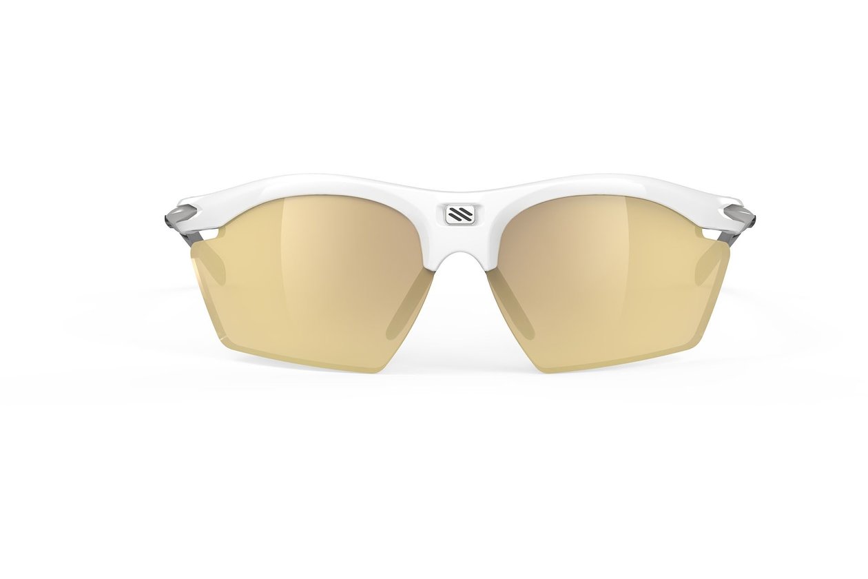 Rudy Project Rydon Slim White Gloss / Multilaser Gold