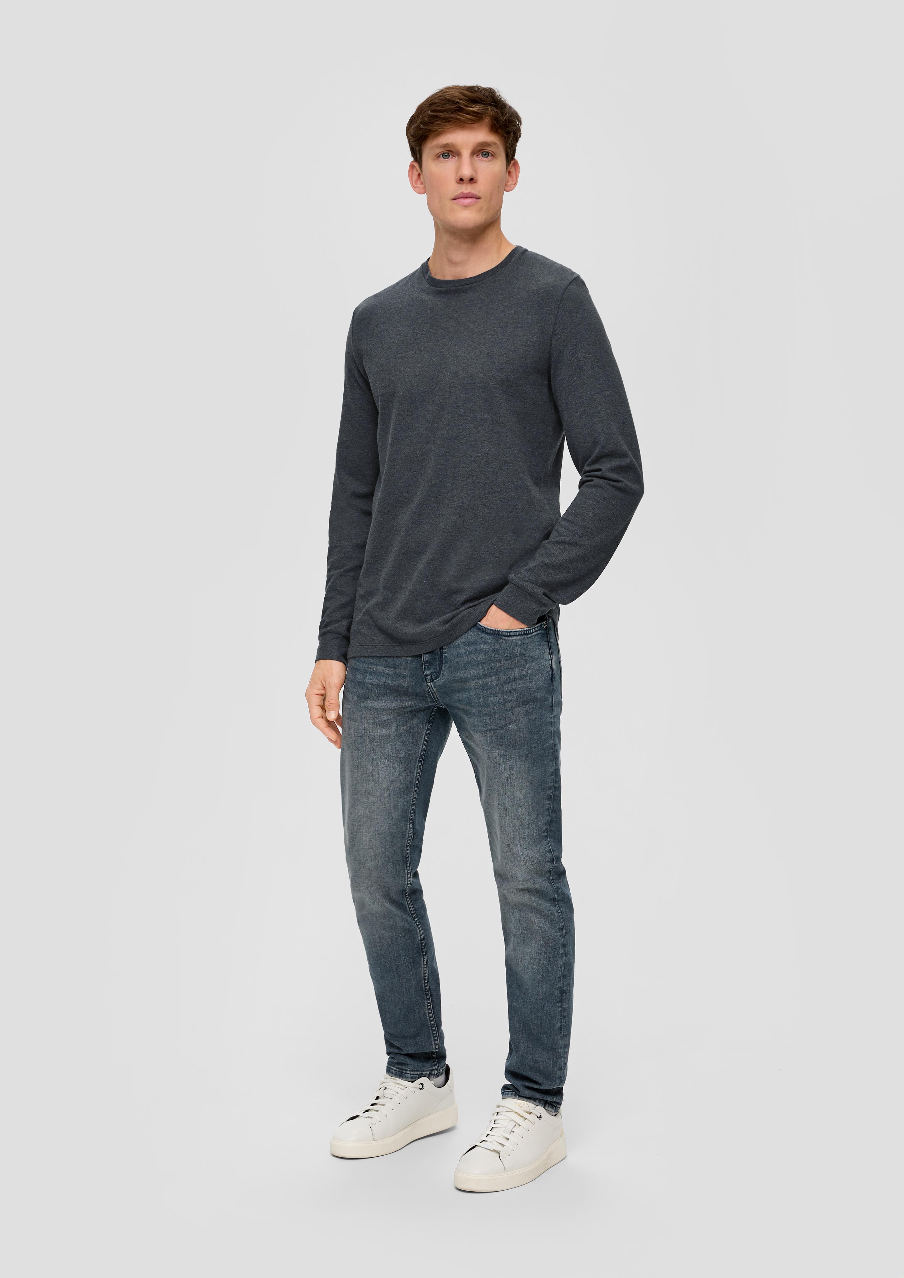 Piqué-Longsleeve aus Modalmix  2138646-9823