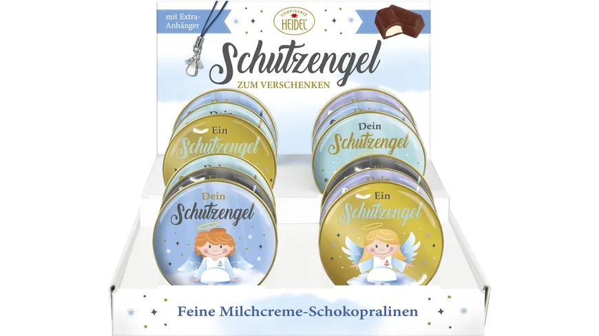 HEIDEL Chocopralinen Sprüchedosen Schutzengel 32 g