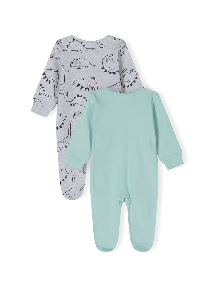 Minoti 2er. Set: Strampler 24babypack17 in grau günstig kaufen
