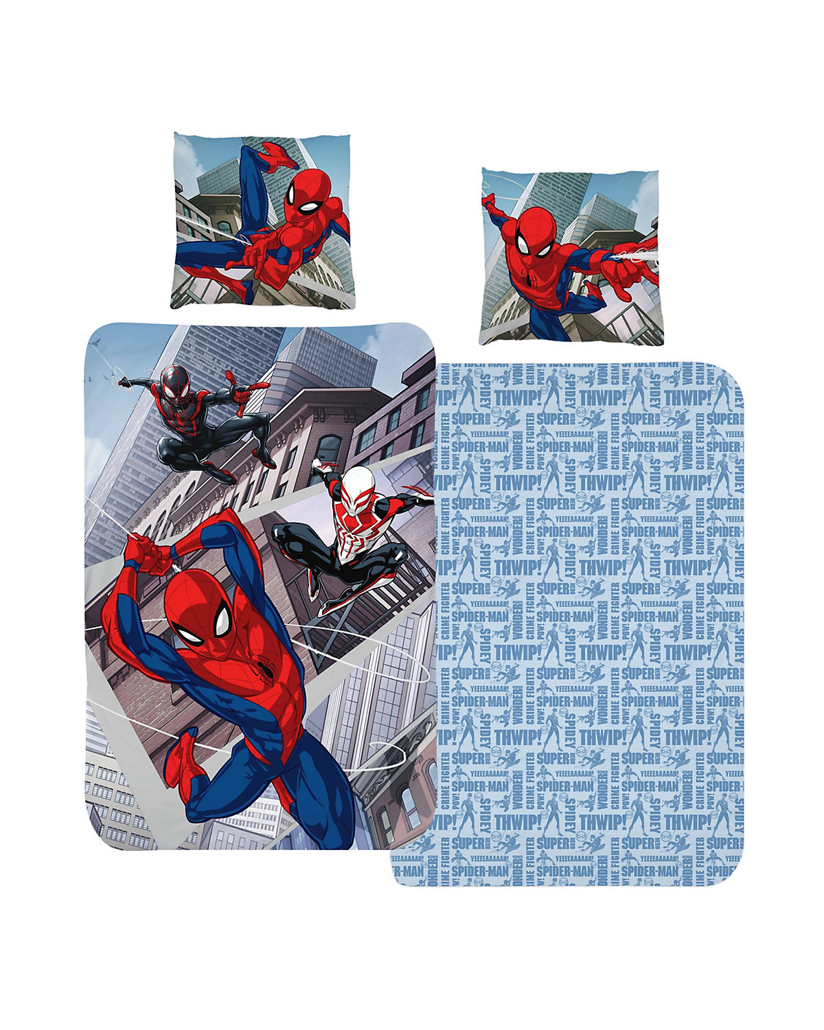 Bettwäsche Jungen Spiderman Marvel, Renforcé, 135 x 200 cm + 80 x 80 cm