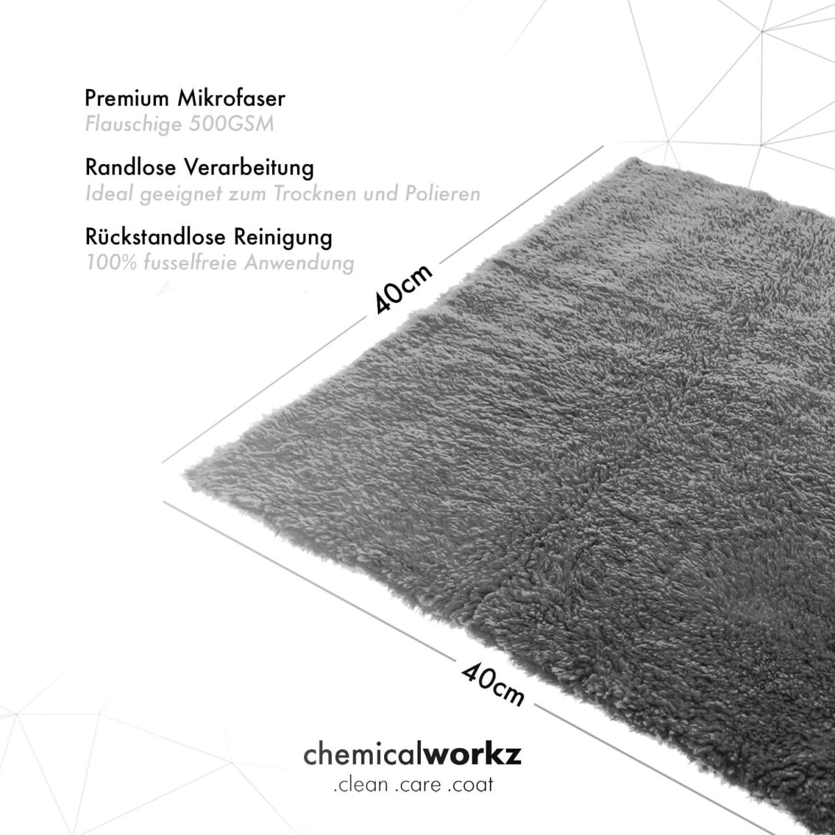 chemicalworkz Edgeless Soft Touch Premium Poliertücher 