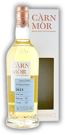 Ardmore Càrn Mòr Strictly Limited 7 Years 2013/2021 Islay Cask 47,5% Ardmore Càrn Mòr Strictly Limited 7 Years 2013/2021 Islay Cask 47,5%  Alter 13/21 - 0,7	 Liter - Vol 47,5%