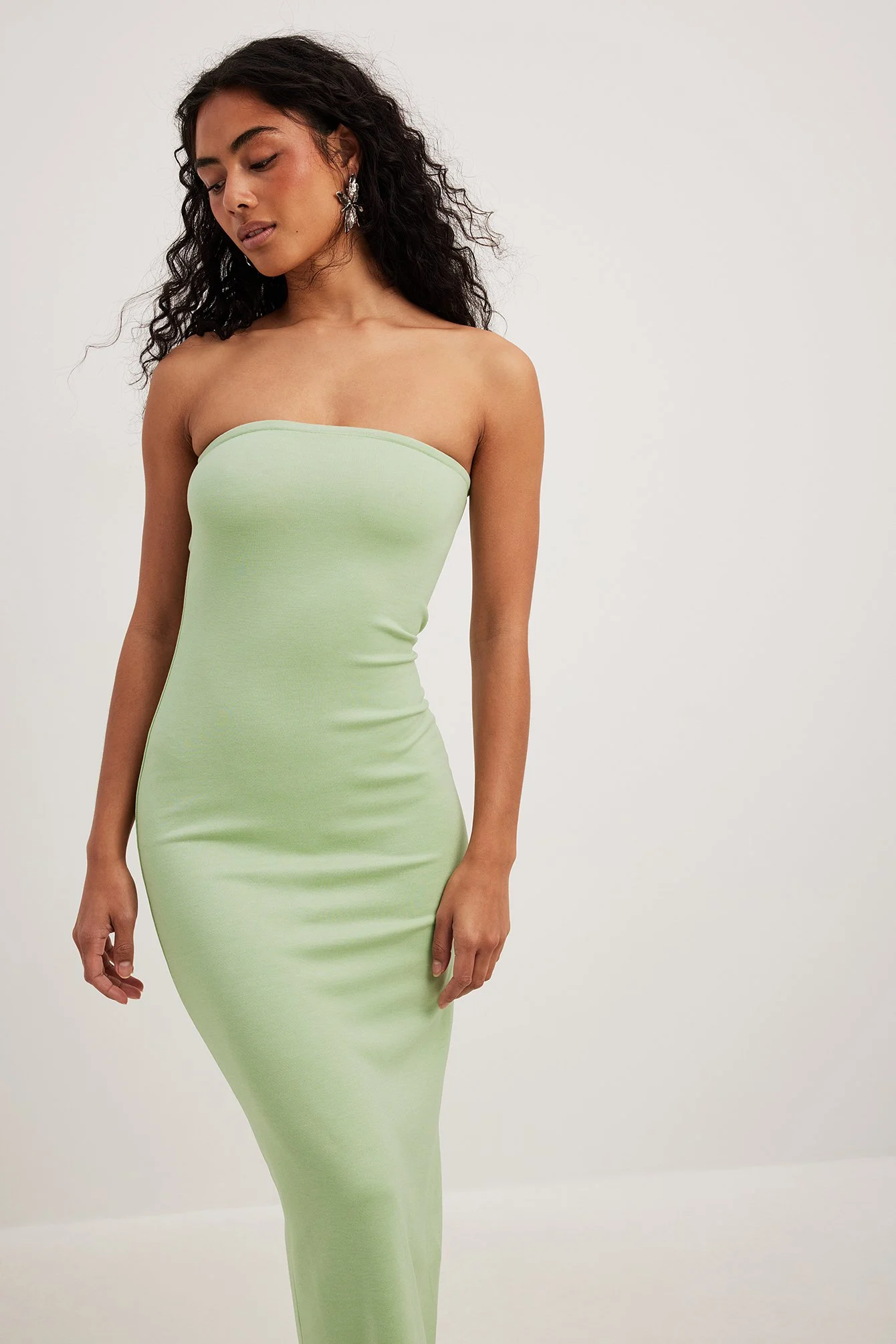 Tube-Maxikleid aus Jersey