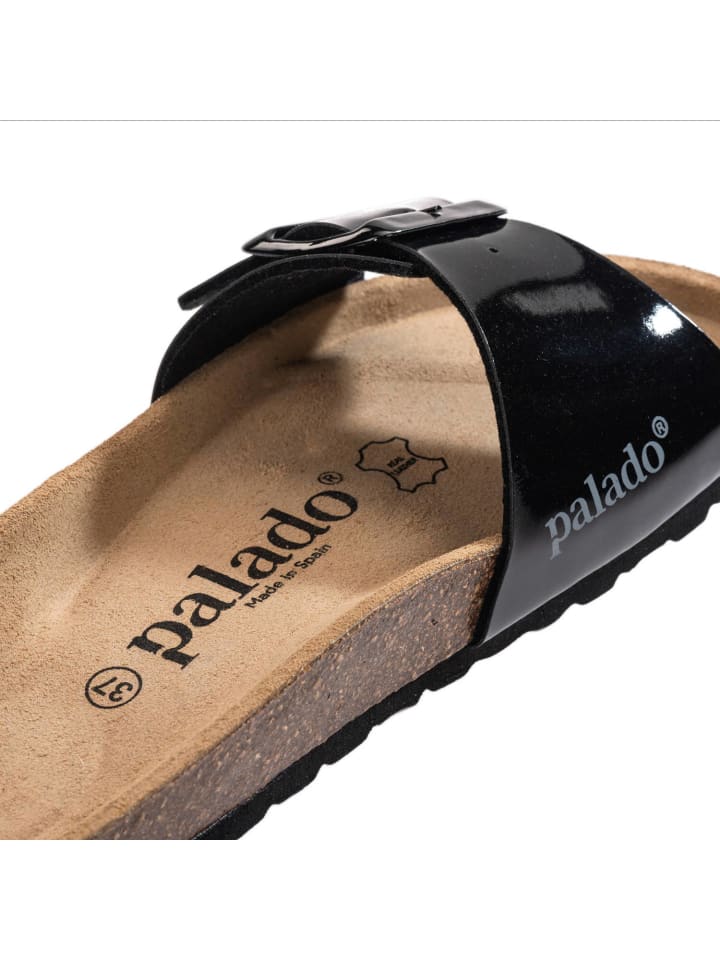 palado Pantoletten in Schwarz günstig kaufen
