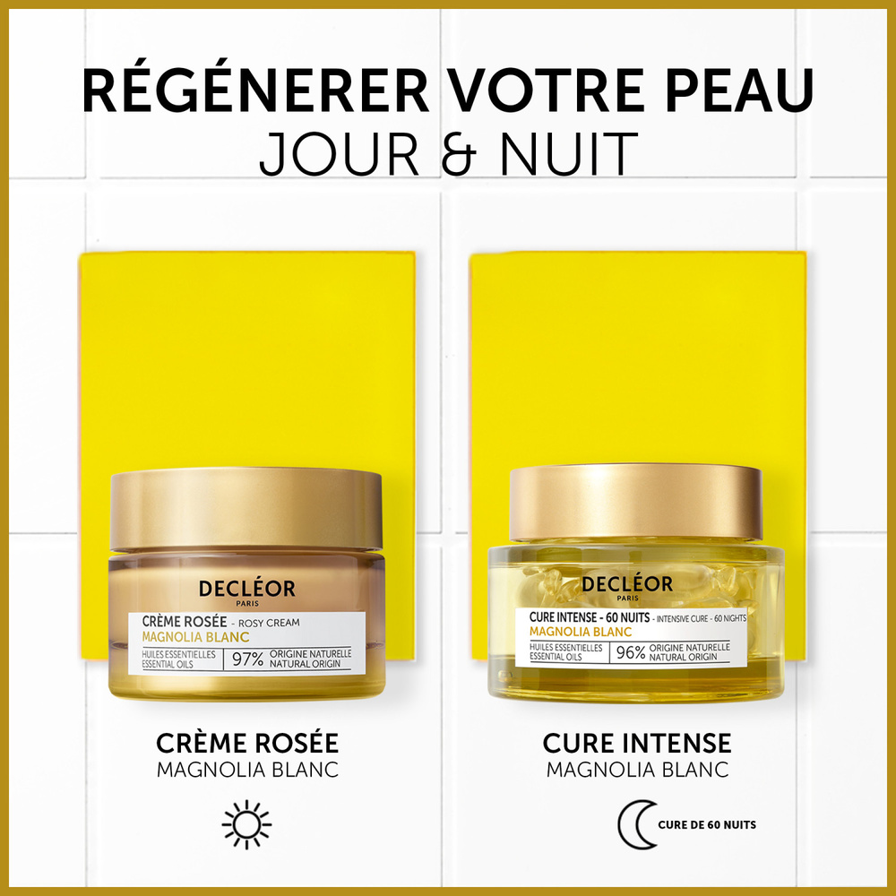 Decléor Decléor Magnolia Blanc Crème Rosée 50 ml Crème Régénérante Visage Peaux Matures